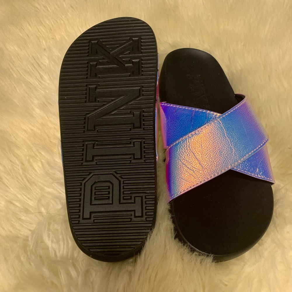 Nwot Victoria Secret Pink Slides - image 3